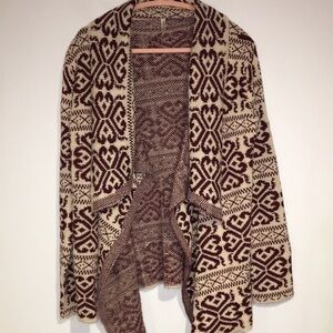 Kate Collection waterfall cardigan Sz Large